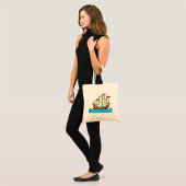 Chinesisches Segelschiff Tote Bag Tragetasche