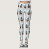 Chinesisches Shar-Pei-Weihnachtsfest Leggings (Vorderseite)