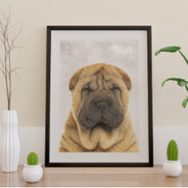 Chinesisches Sharpei Poster