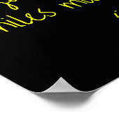 Chinesisches Sprichwort - Drache, Mondlicht, Blume Poster (Ecke)