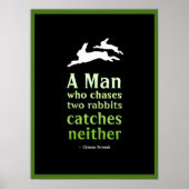 Chinesisches Sprichwort Poster (Vorne)