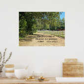 Chinesisches Sprichwort über den Wert älterer Mens Poster (Küche)