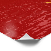 Chinesisches Sternzeichen des Sternbildes Poster (Ecke)