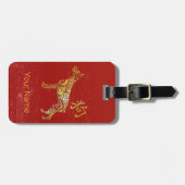 Chinesisches Sternzeichen für das Horoskop Gepäckanhänger (Vorderseite horizontal)