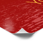 Chinesisches Sternzeichen für das Horoskop Poster (Ecke)