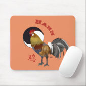 Chinesisches Sternzeichen Hahn Mauspad (Mit Mouse)