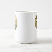 Chinesisches Sternzeichen Jahr des Feurigen Pferde Kaffeetasse (Mittel)