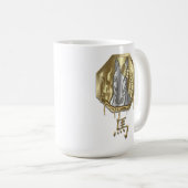 Chinesisches Sternzeichen Jahr des Feurigen Pferde Kaffeetasse (VorderseiteRechts)