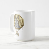 Chinesisches Sternzeichen Jahr des Feurigen Pferde Kaffeetasse (Vorderseite Links)