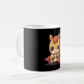 Chinesisches Sternzeichen Neujahr des Pferdes Feue Kaffeetasse (Vorderseite Links)