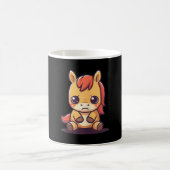 Chinesisches Sternzeichen Neujahr des Pferdes Feue Kaffeetasse (Mittel)