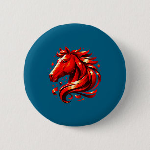 Chinesisches Sternzeichen Pferd Button