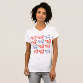 Chinesisches Sternzeichen-Pferd-Design T-Shirt (Vorne ganz)