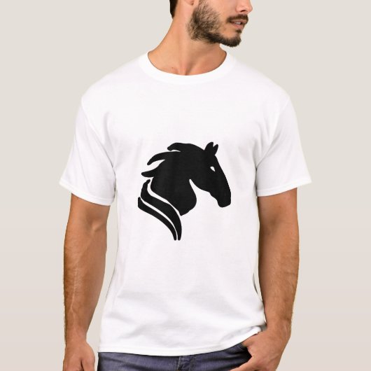 Chinesisches Sternzeichen-Pferd-Design T-Shirt (Vorderseite)