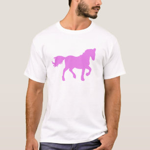 Chinesisches Sternzeichen Rosa Pferd Symbol – Pfer T-Shirt