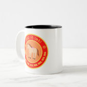 Chinesisches Sternzeichen Zweifarbige Tasse (Vorderseite Links)