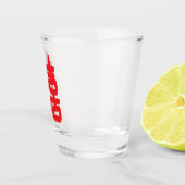 Chinesisches Symbol des doppelten Glücks Schnapsglas (Rechts)