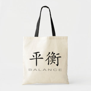 Chinesisches Symbol für Balance Tragetasche