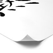 Chinesisches Symbol für Begeisterung Poster (Ecke)