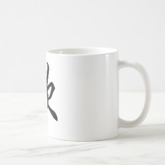Chinesisches Symbol für die Freude (gebürstet) Kaffeetasse