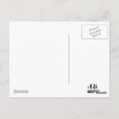 Chinesisches Symbol für ewige Liebe Postkarte (Rückseite)