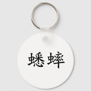 Chinesisches Symbol für Kricket Schlüsselanhänger