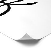 Chinesisches Symbol für Lachen Poster (Ecke)