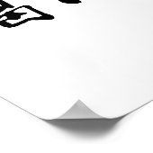 Chinesisches Symbol für Schnell Poster (Ecke)
