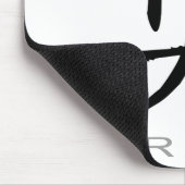 Chinesisches Symbol für tapferes Mousepad (Ecke)