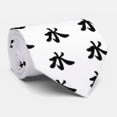 Chinesisches Symbol für Wasser Krawatte (Gerollt)