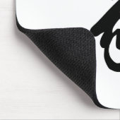 Chinesisches Symbol für Zuhause Mousepad (Ecke)
