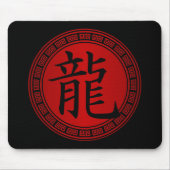 Chinesisches Symbol-Jahr des Drachen BRB Mousepad (Vorne)