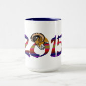 chinesisches Tassenjahr 2015 des neuen Jahres der Tasse (Zentrum)