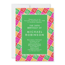 Chinesisches Thema 50. oder eine Geburtstagsparty