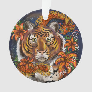Chinesisches Tierjahr des Tigers Ornament