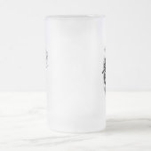 Chinesisches Tierkreis-Drache-Geschenk Mattglas Bierglas (Mittel)