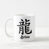 Chinesisches Tierkreis-Jahr des Drachen addieren Kaffeetasse (Links)