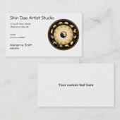 Chinesisches Tierkreis-Rad Visitenkarte (Vorne/Hinten)