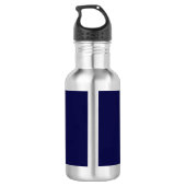 Chinesisches Tierzeichen Dragon blau Trinkflasche (Rückseite)