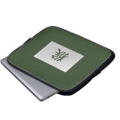 Chinesisches Tierzeichen Laptopschutzhülle (Vorne Knopf)