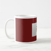 Chinesisches Tierzeichen Rot Kaffeetasse (Links)