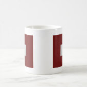 Chinesisches Tierzeichen Rotes Pferd Kaffeetasse (Mittel)