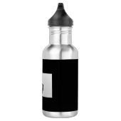 Chinesisches Tierzeichen Schwarz Trinkflasche (Rechts)