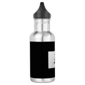 Chinesisches Tierzeichen Schwarz Trinkflasche (Links)
