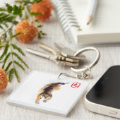 Chinesisches Tiger Jahr Geburtstag K Schlüsselanhänger (Vorderseite rechts)