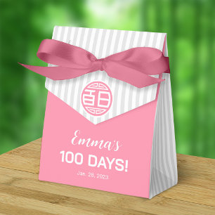 Chinesisches traditionelles Baby 100 Tage 百 日 (ros Geschenkschachtel