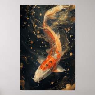 Chinesisches traditionelles Kulturkarpfenplakat Poster