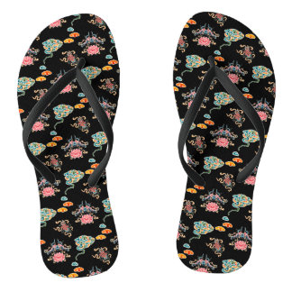 Chinesisches traditionelles Pair von Flip Flops Badesandalen