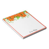 Chinesisches Trumpet Personalisiert Notepad Notizblock (angewinkelt)