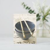 Chinesisches Utensil Postkarte (Stehend Vorderseite)